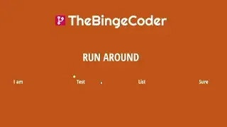Run Around List Hover Animation | CSS Border Radius & Before/After | HTML/CSS/SASS Tutorial | #10