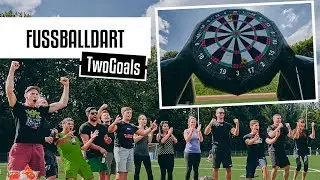XXL Dartscheibe beim Fu&szlig;balldart! #TwoGoals