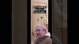 Pov : la bouteille de gaz vide, un dimanche, quand t&rsquo;es sous la douche&hellip; #humour #pov #memes
