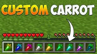Minecraft, But There are CUSTOM CARROTS!!!
