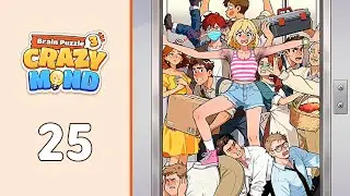Brain Puzzle 3: Crazy Mind Level 25 Overcrowded | Every Puzzle Solved! 🎯