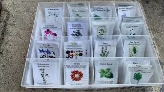 DIY seed packets made with junk mail