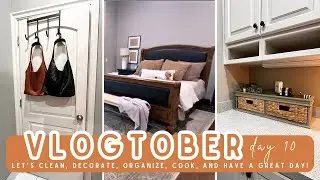 VLOGTOBER 2024 | COZY FALL | EASY FALL DECOR | EASY FALL RECIPES | HOLIDAY PLANNING | AUTUMN