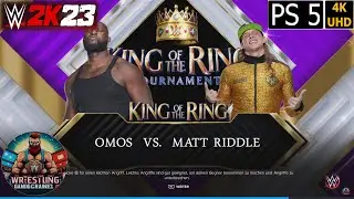 WWE 2K23 - Omos vs Matt Riddle - PS5