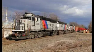 NJT Rail Train Daytime Chase on the Raritan Valley Line at Bound Brook - December 2022