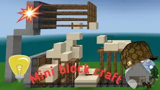 piston | electric | button | wire |mini block craft |Testing #minecraft #crafting #craft #creative