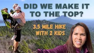 Hiking Rattlesnake Ridge in Roland, Arkansas with our kids. Amazing view of Pinnacle Mountain!