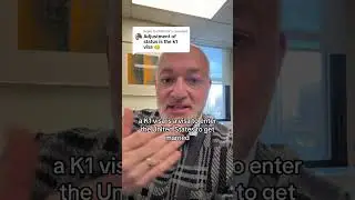 Brad clears up a common misconception: Adjustment of status is NOT a K-1 visa