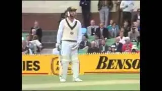 Cricket Golden Ducks, Allan Border getting bowled by Curtly Ambrose, Aus Vs WI