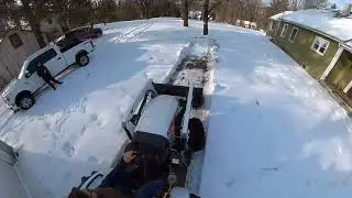 BOBCAT CT4045 PLOWS SNOW !!