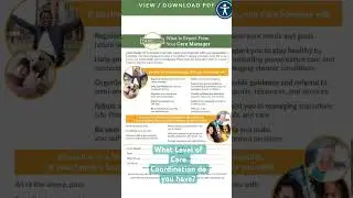 What level of Care Coordination do you have? #developmentaldisability #intellectualdisability