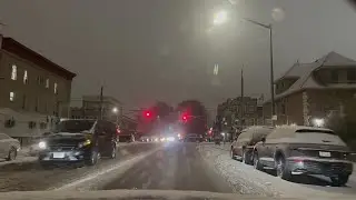 🔴 LIVE Driving in the Snow in Brooklyn NYC