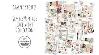Simple Stories | Simple Vintage Love Story Collection | Unboxing