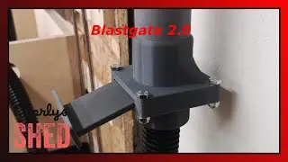 Blast Gate / Sperrschieber 2.0 für 50mm HT Rohre aus dem 3D Drucker, Blastgate
