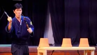 Demonstra&ccedil;&atilde;o de Nito Shinkage Ryu Kusarigama Jutsu - Dia do Samurai 2018