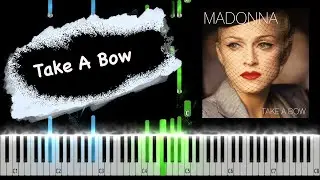 Madonna - Take A Bow Piano Tutorial