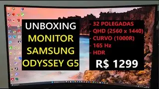 Unboxing Monitor Odyssey G5 - 32