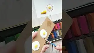 Polymer Clay Eggs Tutorial #fimo #polymerclay #fakefood