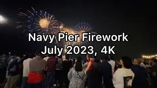 Navy Pier Fireworks 🎇, July 2023, 4k video #4k #shortvideo #navypier #fireworks #chicago
