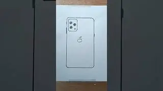 Mobile phone drawing