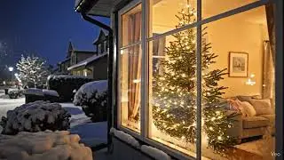 Christmas tree twinkles with warm lights + Prompt #veo3 #ai