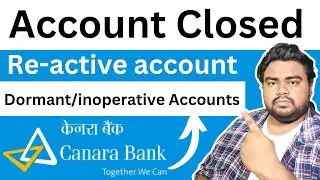 How can I activate my dormant Canara Bank account - Canara Bank