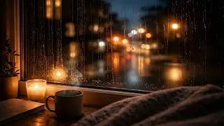 Cozy Rain on Window 🌧 30 Minutes of Gentle Rain Sounds for Sleep & Relaxation #rain #cozy