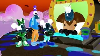 Mickey Pays Pete To Save The Pigs - Color Ripple Effect (With Transition)