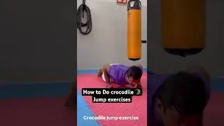 Crocodile jump exercises | Animal flow | Jump like Crocodile 🐊