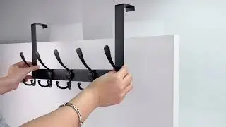 Over The Door Hooks, Door Hanger Hooks for Hanging, Over The Doors Towel Racks for Bathroom