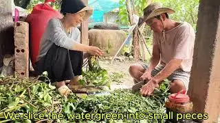How We Turn Watergreens Into Duck Food at Home!