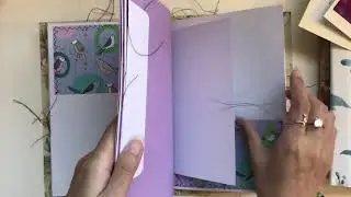 ASMR Adding ephemera to junk journals - Paper sounds, no talking