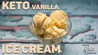 Keto Vanilla Ice Cream (1 Net Carb; 2 Total Carb) | Sugar-Free, No Raw Eggs