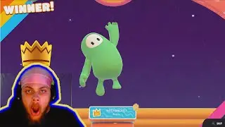I GOT MY FIRST EVER WIN ON FALL GUYS....