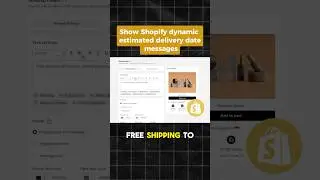 How to show dynamic estimated delivery date message on Shopify - NS EDD #estimateddeliverydate