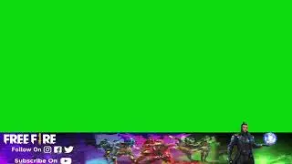 Free Fire Animated Gaming Overlay |Animated Overlay Green Screen | #freefire #nocopyright #freetouse