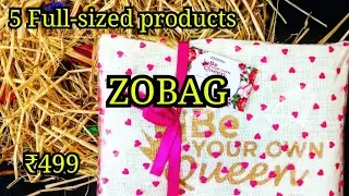 *NEW* ZoBag for ₹499 and ₹199 | Unboxing & Review | Paraben-free & Cruelty-free | by ZOTEZO