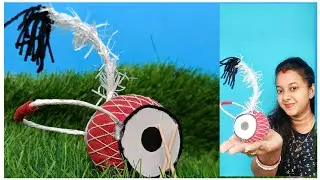Dhak Craft | Durga Puja craft | Dhak making ideas for Bangali pujo | Durga Puja Art and craft | DIY