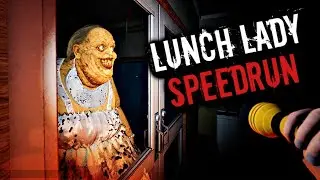 Playing the game Lunch Lady, Running away from fatty Shawarma