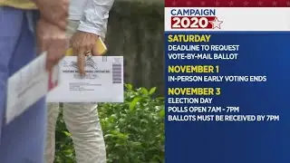 Deadline To Request Vote-By-Mail Ballot Is Saturday October 24