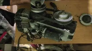 Dae's motos. Montando embrague, variador, polea derbi variant pedales