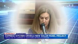 Express Kitchens celebrates new solar panel project