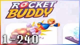 Rocket Buddy  - Gameplay Walkthrough - All Levels 1-240 Classic | All Star |