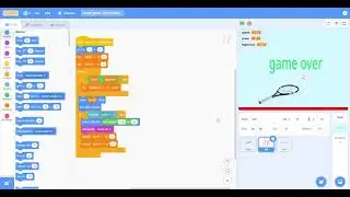 penilaian ujian akhir lab scratch project racket games -Amalia putri (11821090)
