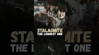 The longest stalagmite #caves #mountains #geology #discovery #natgeo #planetearth