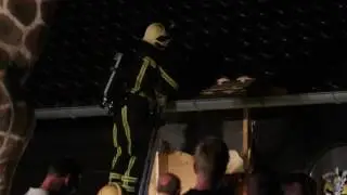 Brand restaurant Klein Afrika Oldenzaal