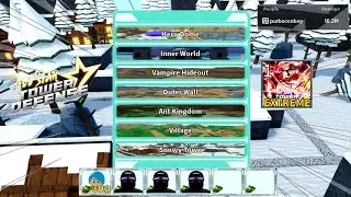 Beating Snow Town in Extreme Mode (Story Mode) | 4 Units Solo Gameplay | All Star Tower Defense