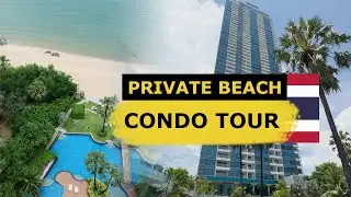 Private Beach High Rise Condo for Rent in Wongamat Pattaya Thailand 🇹🇭
