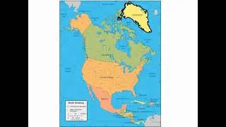 North America flag map speed art