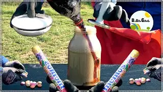 Experiment 2 Volcano Coca Cola vs Mentos vs Baking Soda - Super Reaction